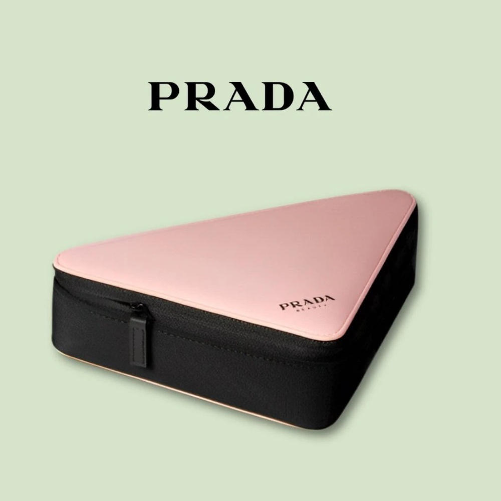Prada Pink Triangle Pouch - Picture 6 of 14